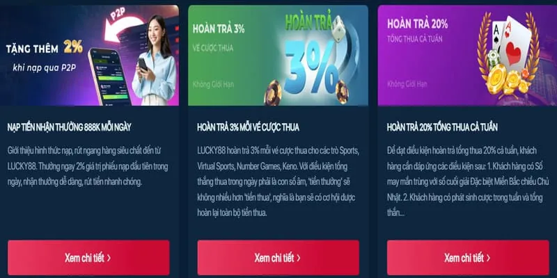 Hoàn trả hàng ngày tại ga179 bet casino